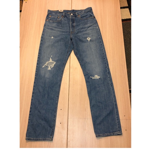 NWT Levi’s 501 button fly original jeans 32x32 - Picture 2 of 3